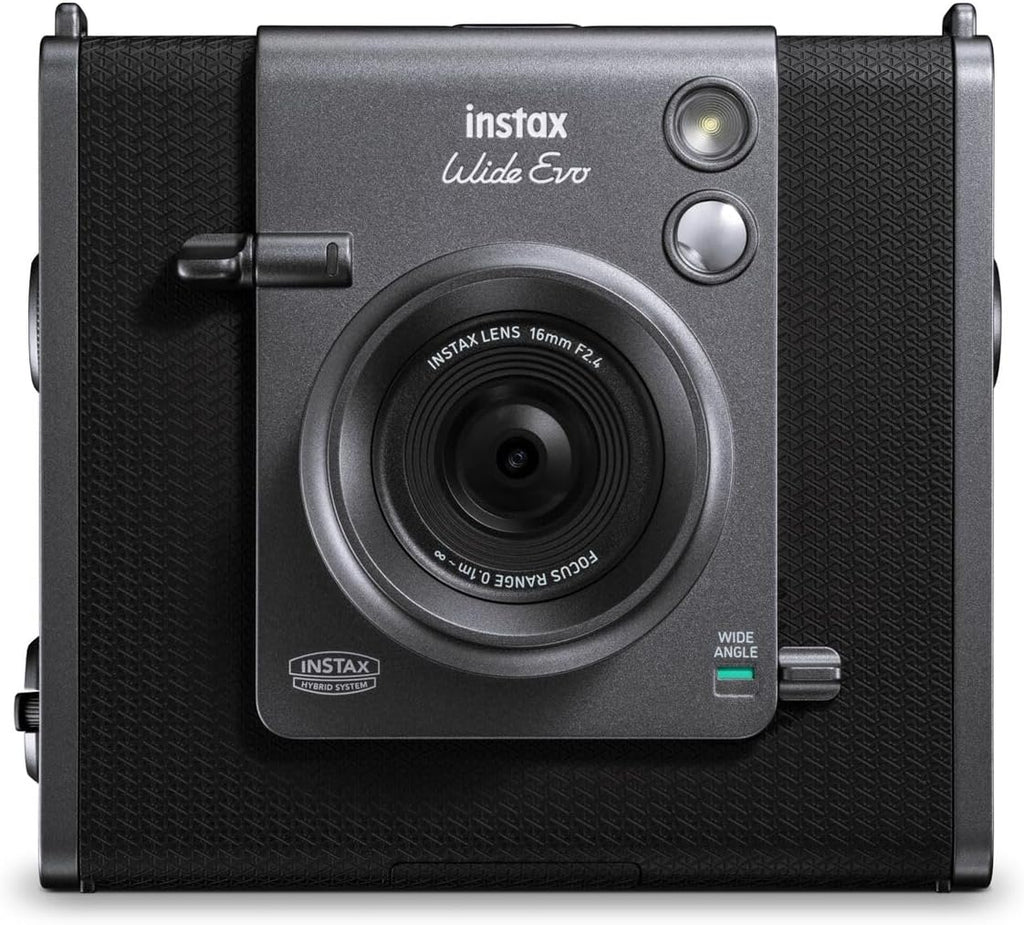 Instax Wide Evo Black Hybrid Digital - Instant Film Camera